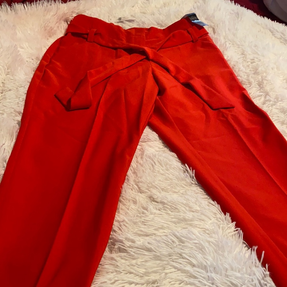 Brand new high waisted belted pants from NY & CO.